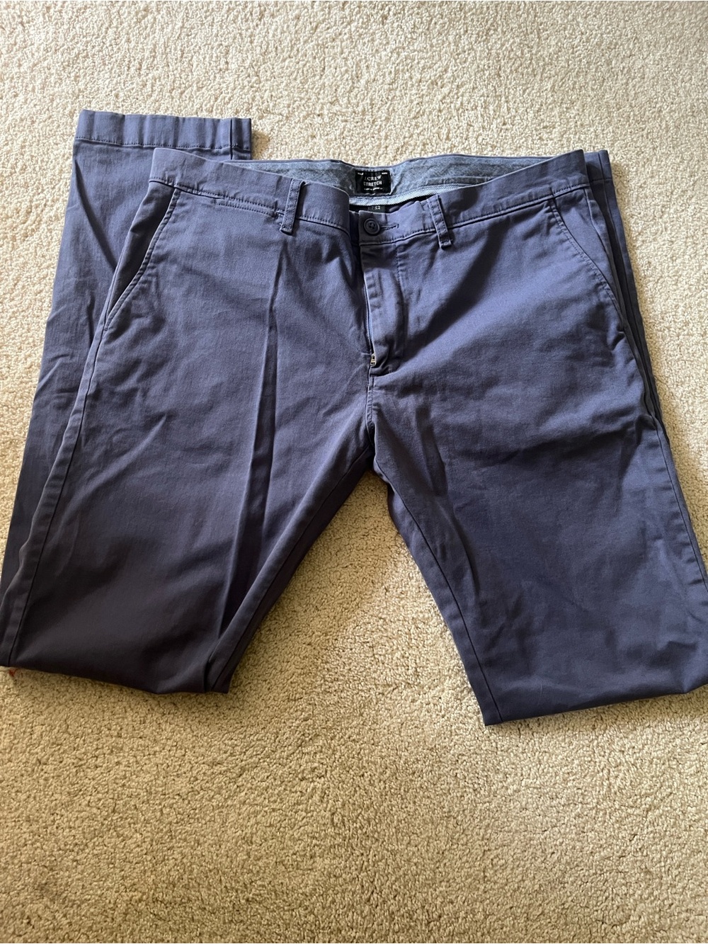 J. Crew Men's Slim Chinos in Blue